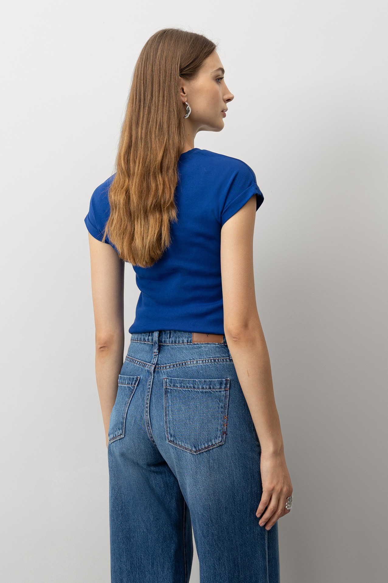 Camiseta Super Slim con Dobladillo