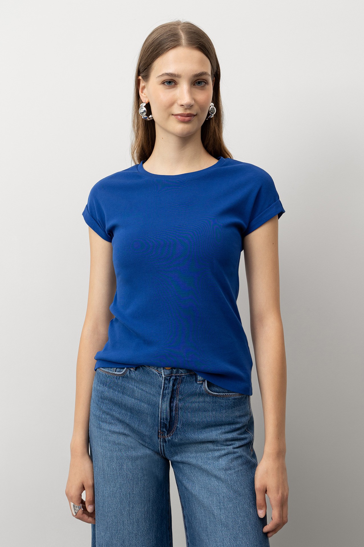 Camiseta Super Slim con Dobladillo