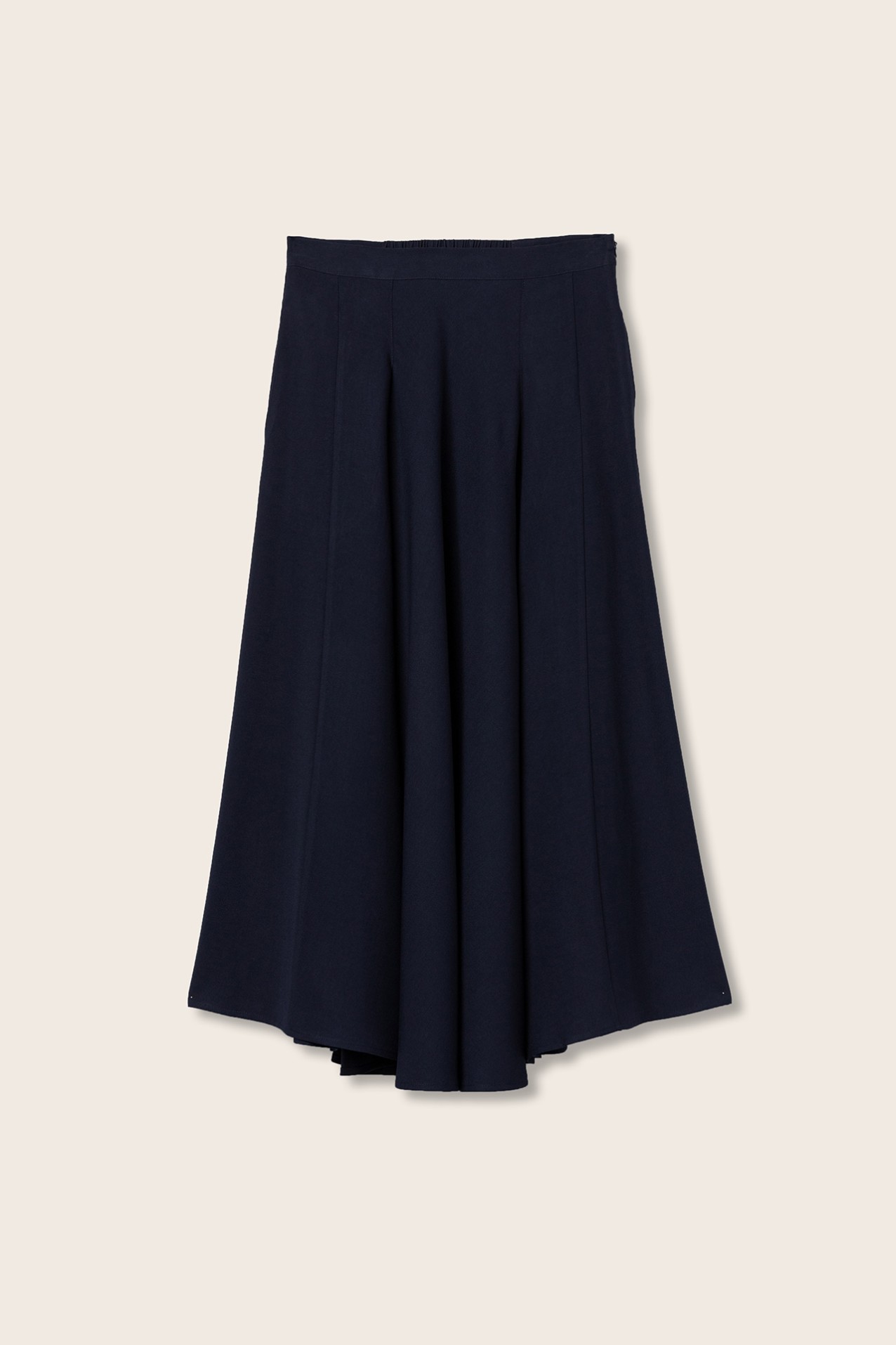 Dark Blue Casual Skirt