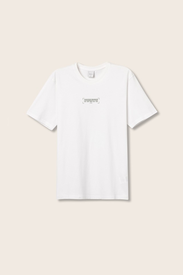 T-shirt with Embossed Message T-shirt with Embossed Message