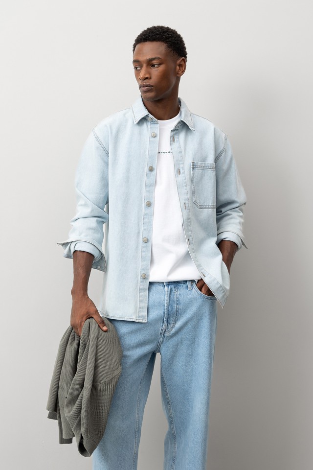 Camisa Denim Camisa Denim