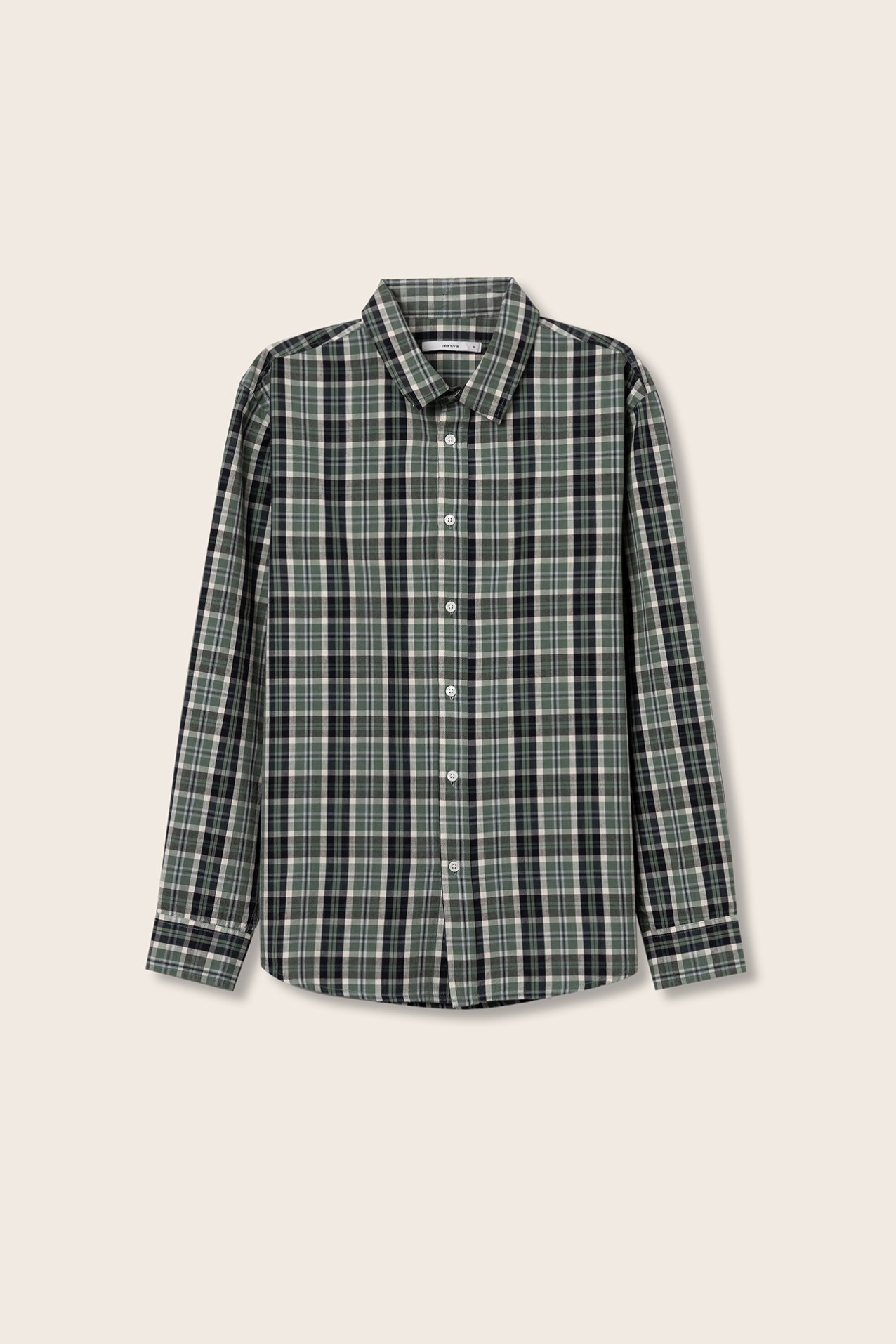 Relaxed Shirt with Plaid Print