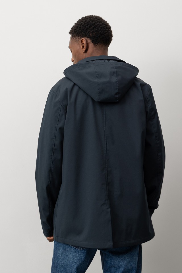 Long Coat with Removable Hood Long Coat with Removable Hood