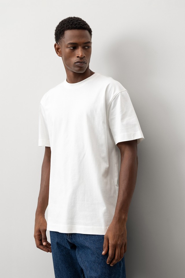 T-shirt Relaxed Costas Bordadas