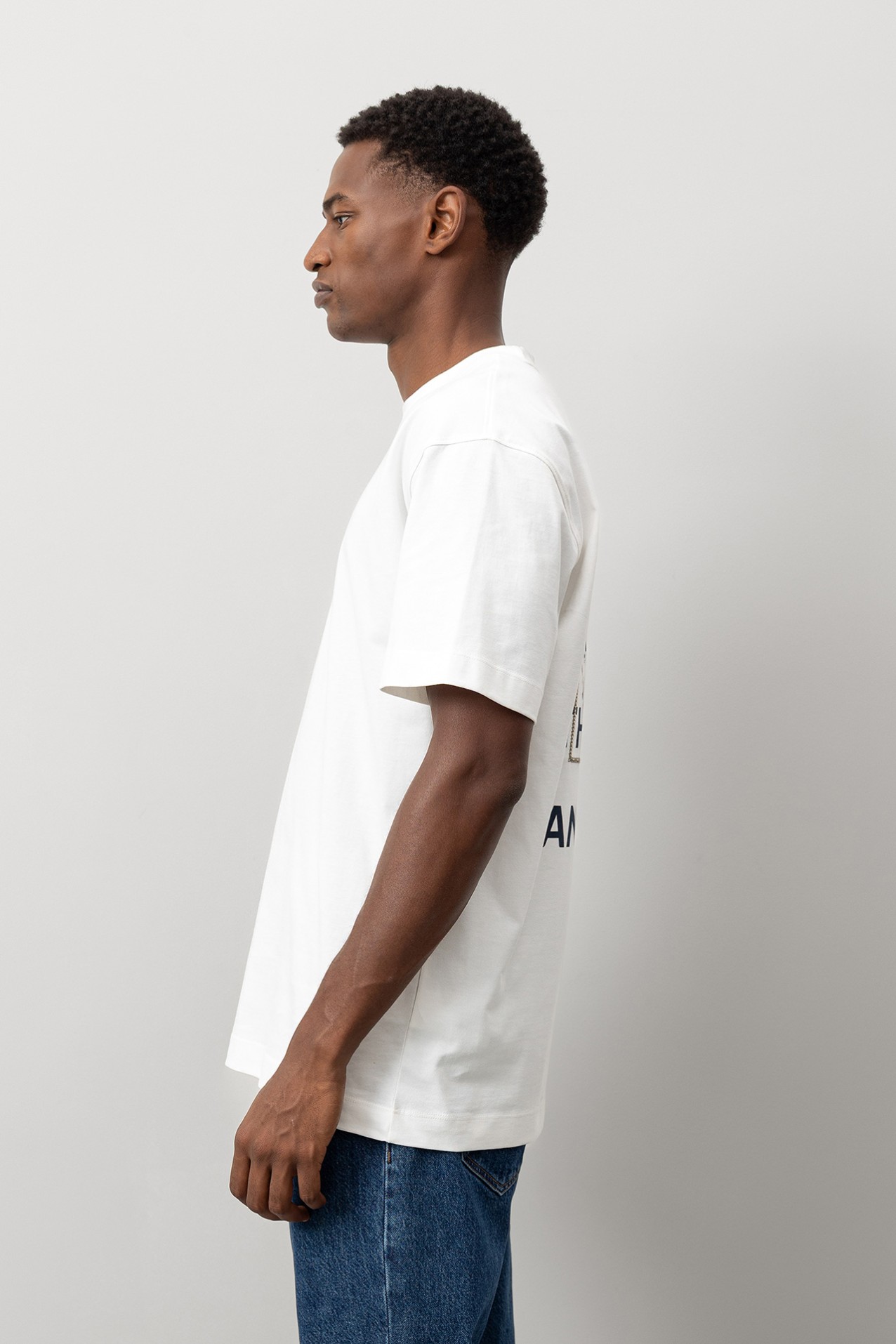 T-shirt Relaxed Costas Bordadas