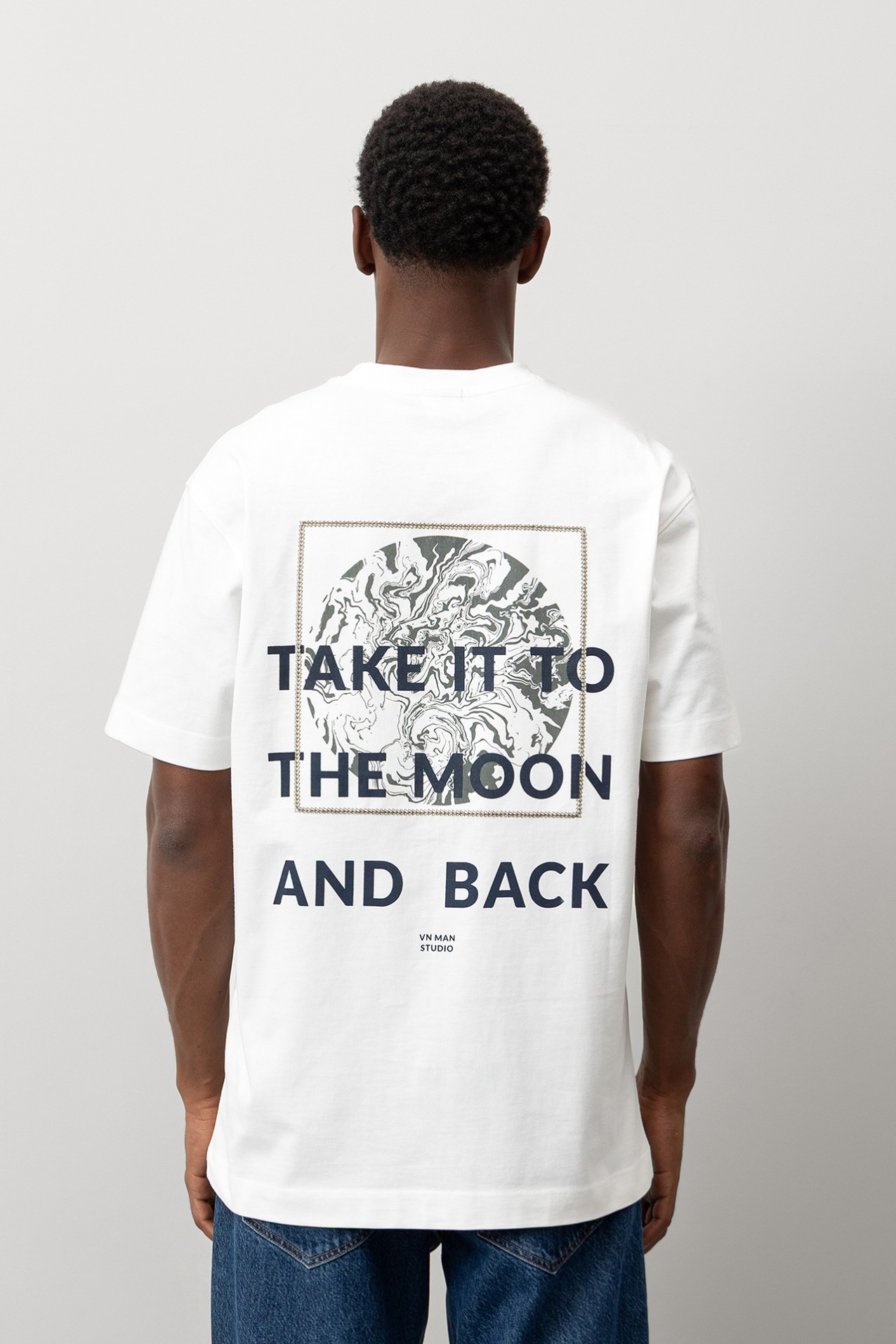 T-shirt Relaxed Costas Bordadas