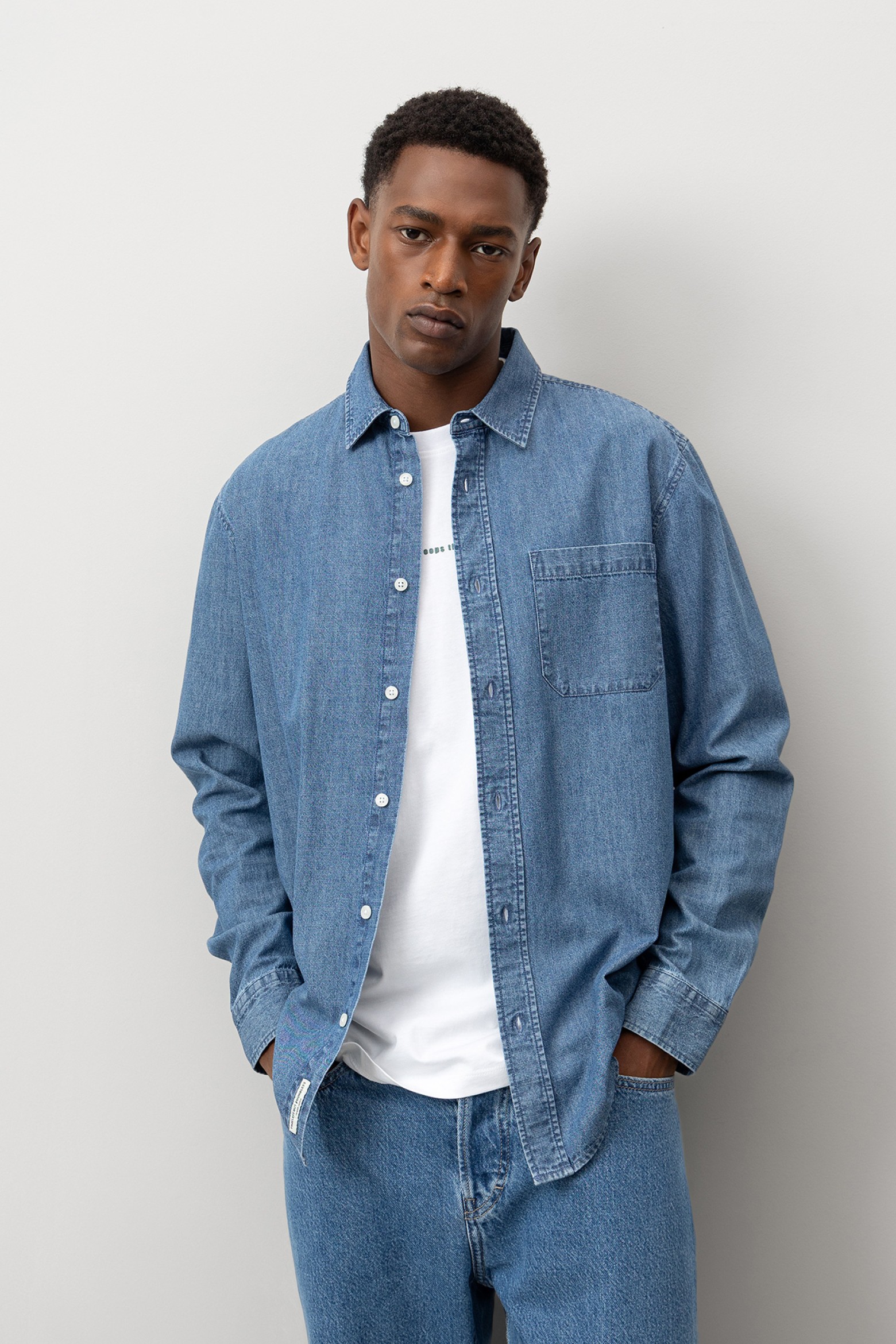 Regular Fit Denim Shirt