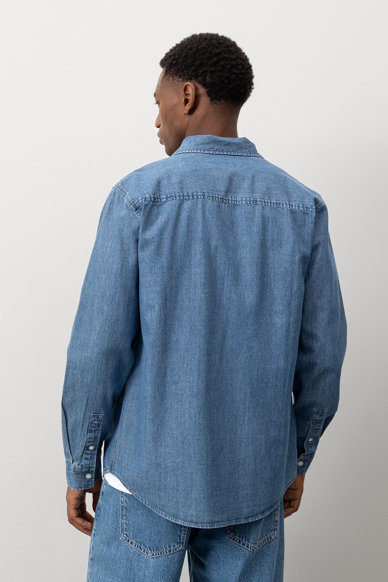 Camisa Vaquera Corte Regular