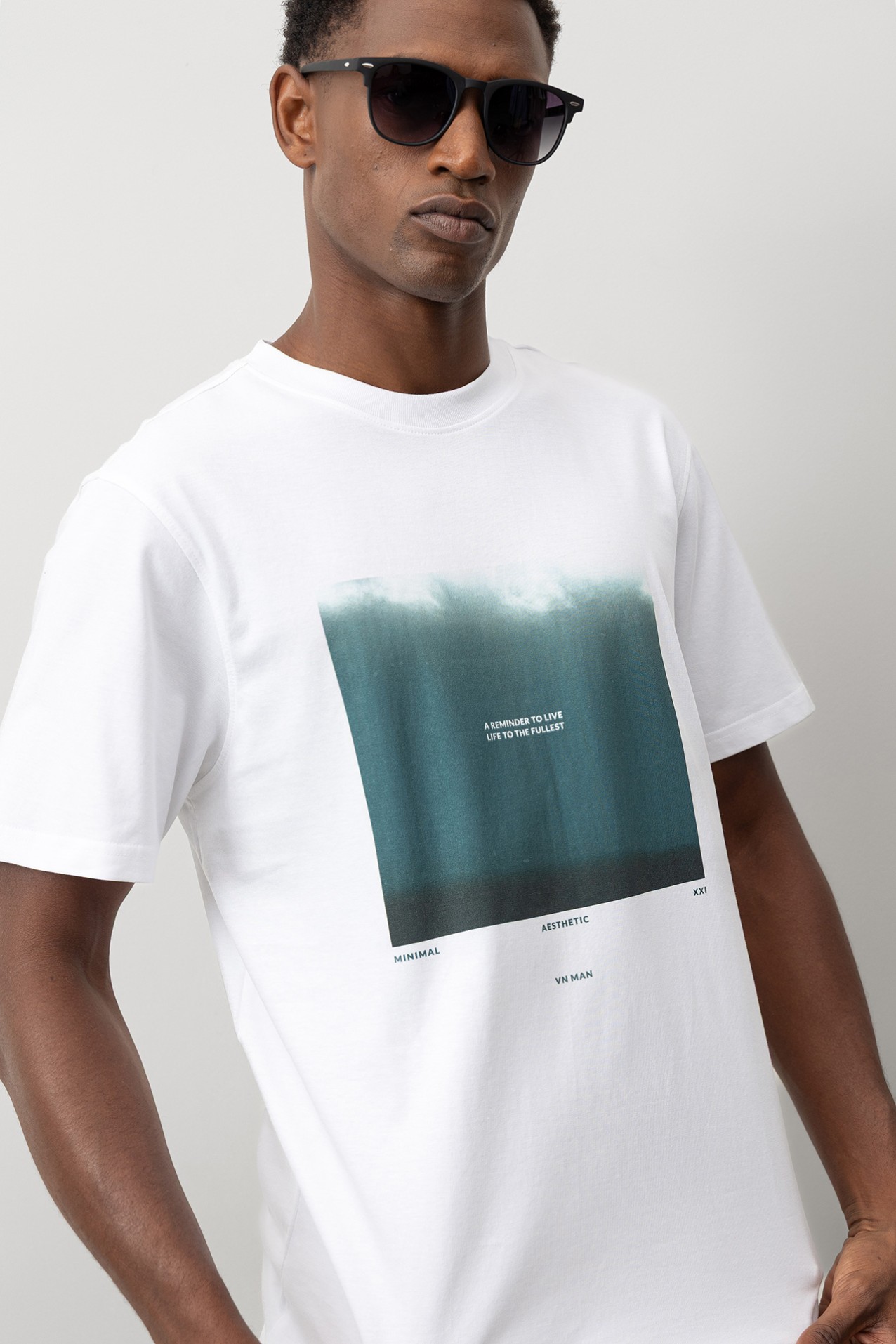 T-shirt Regular Fit com Estampado