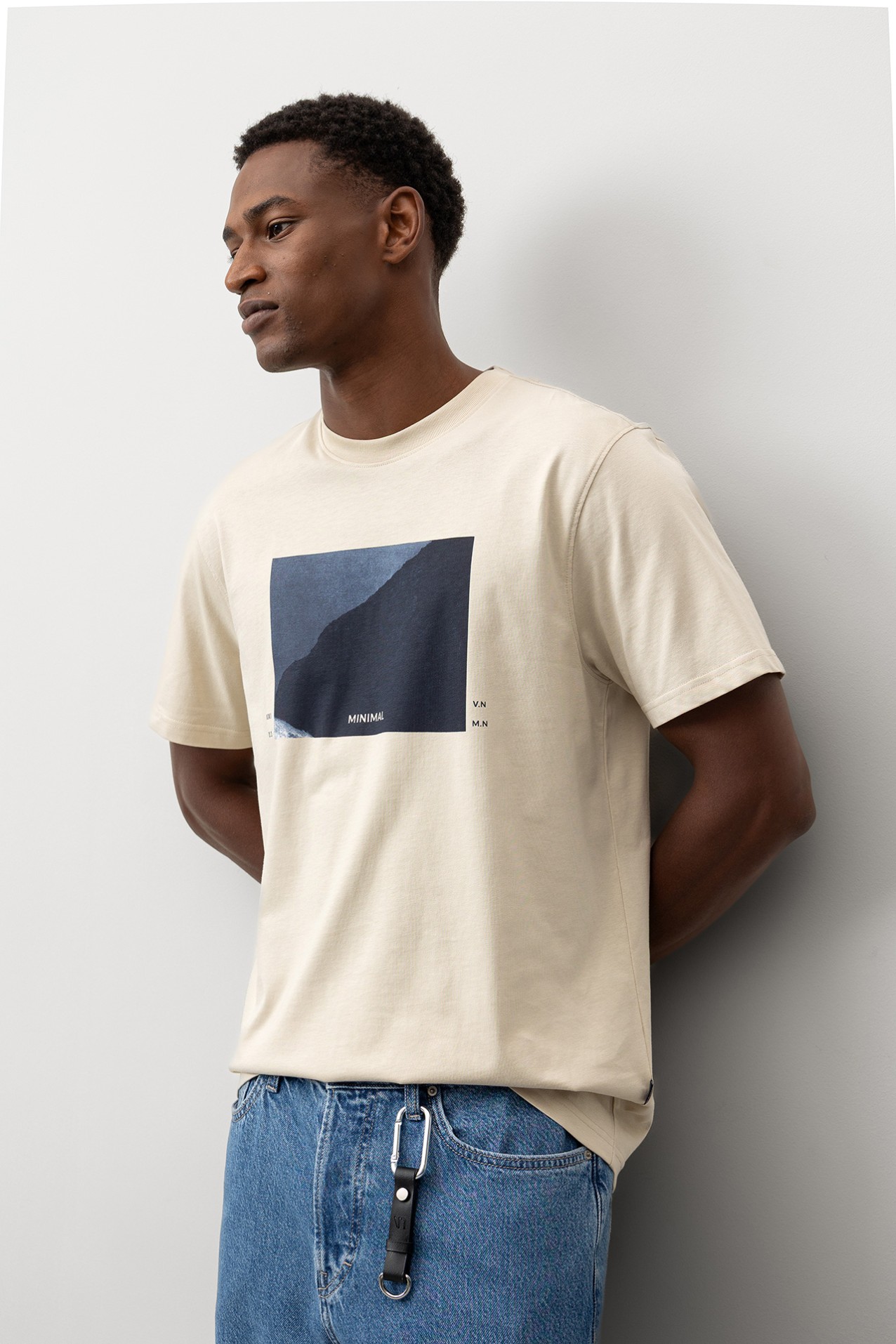 T-shirt Regular Fit com Estampado