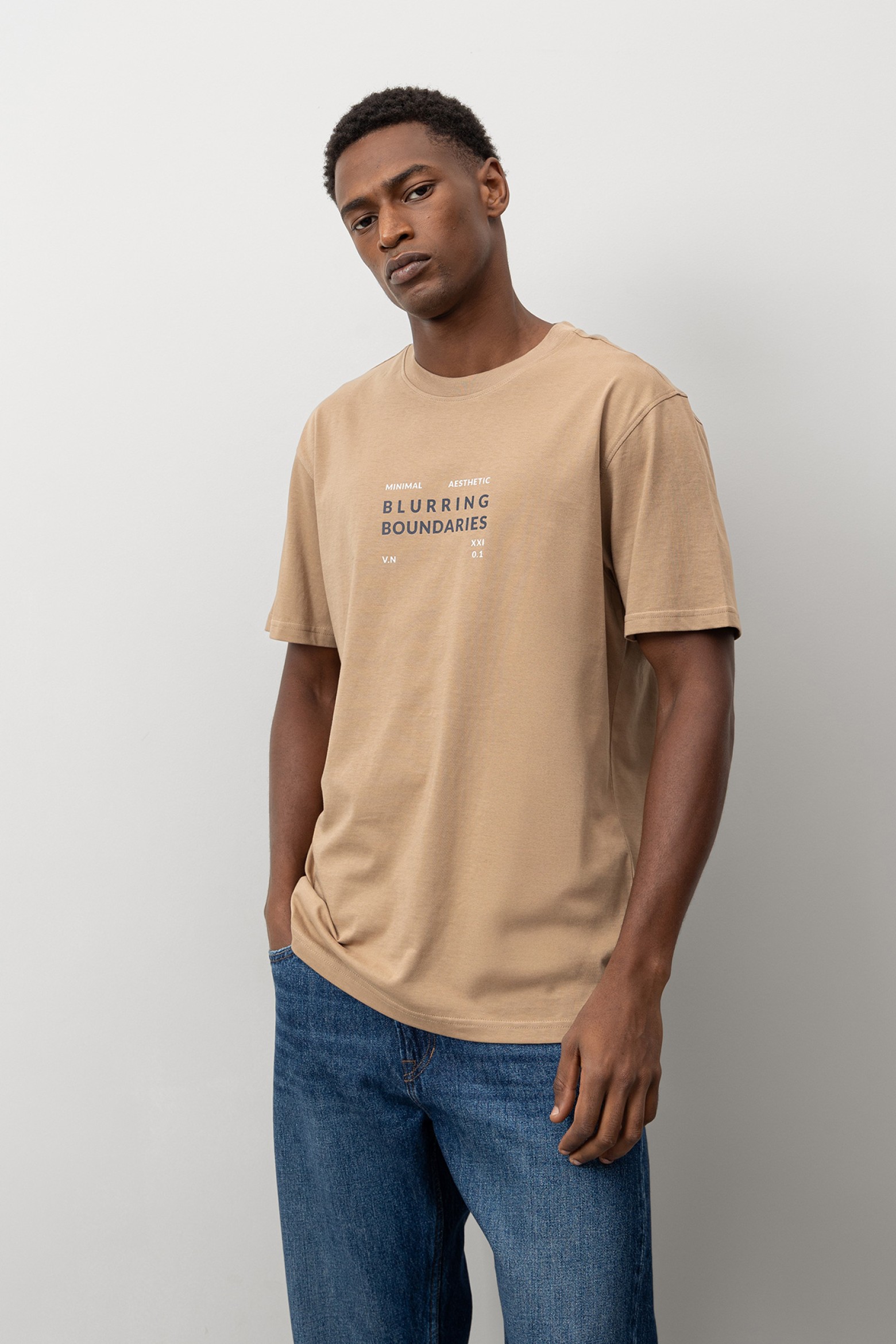 Camiseta Corte Regular con Estampado