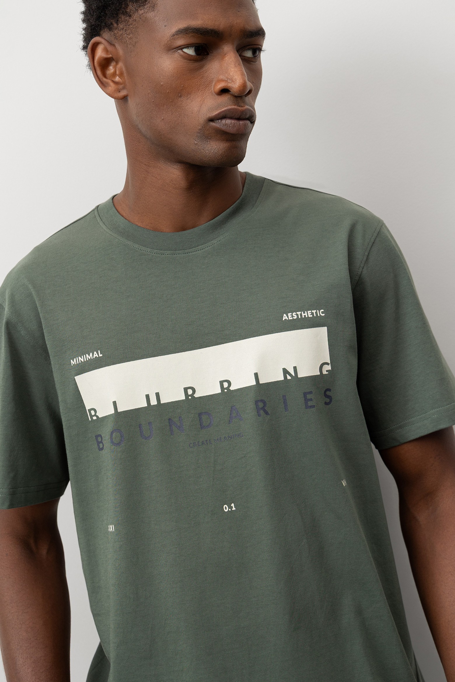 Camiseta Corte Regular con Estampado
