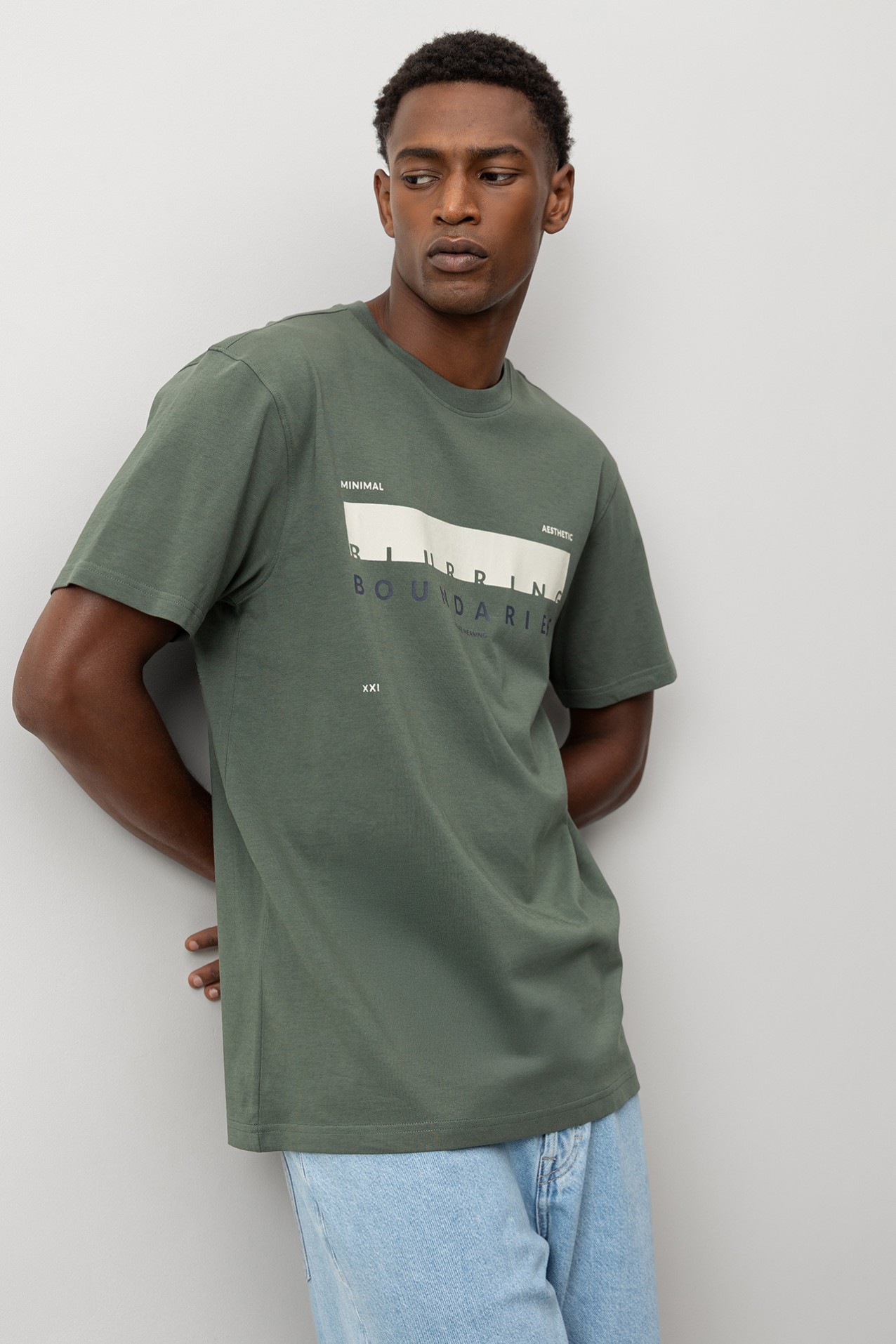 T-shirt Regular Fit com Estampado