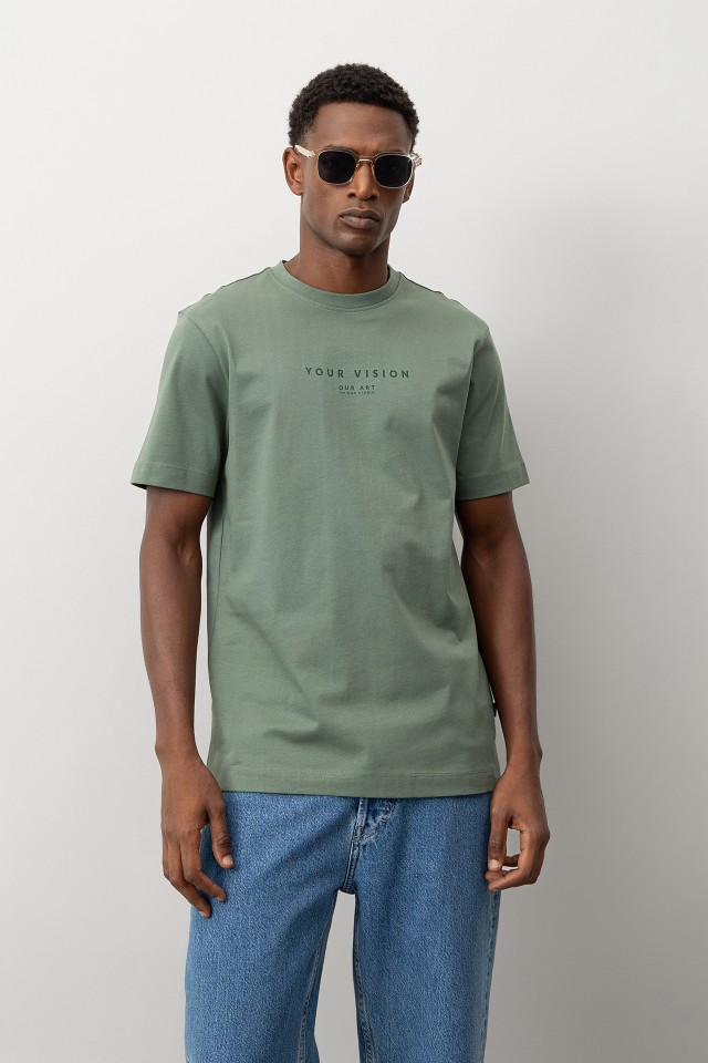 T-shirt with Printed Back T-shirt with Printed Back