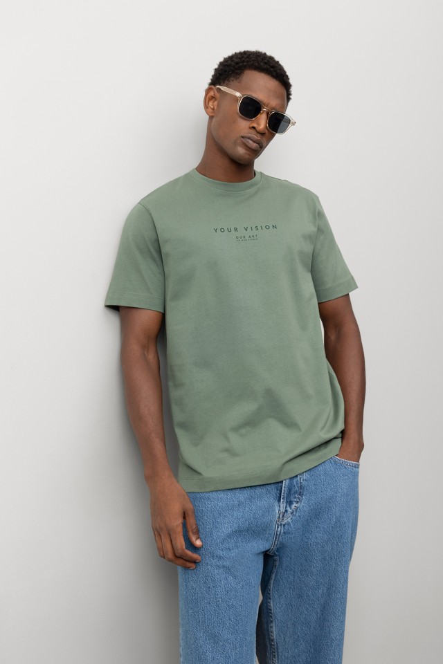 T-shirt with Printed Back T-shirt with Printed Back