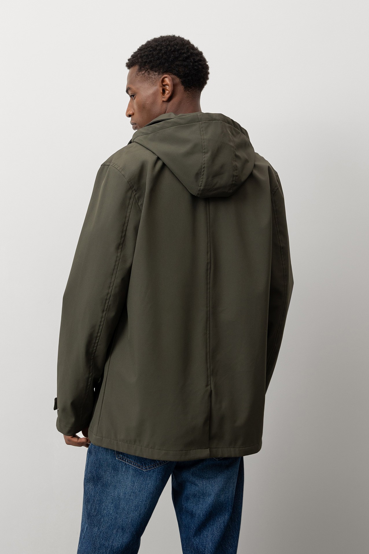 Casaco Comprido com Capuz Removvel