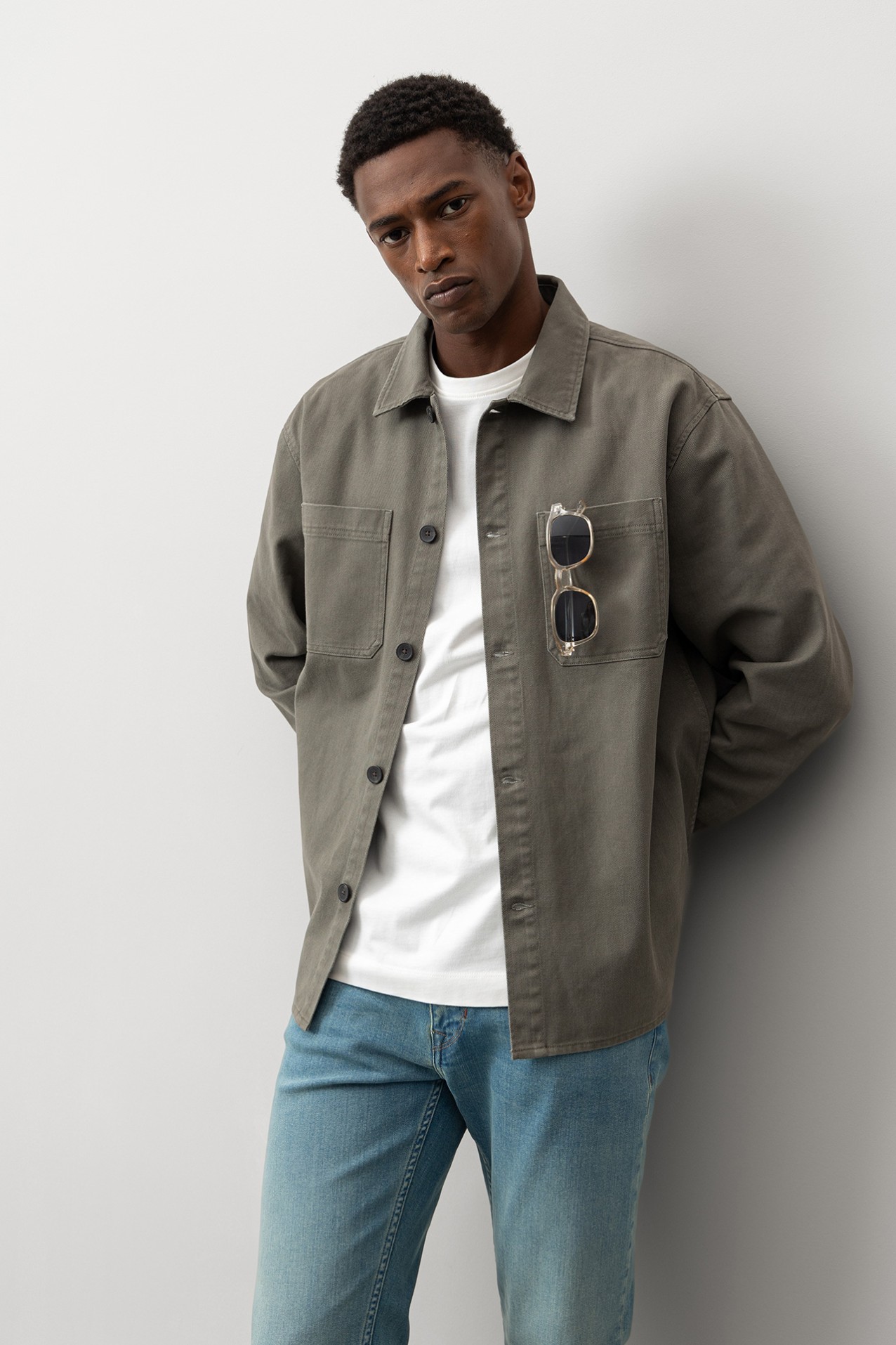 Camisa Denim Corte Relaxed