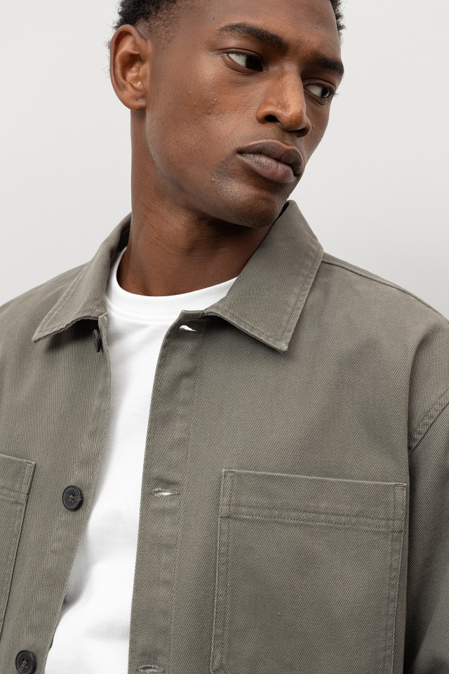 Camisa Relaxed Denim Camisa Relaxed Denim