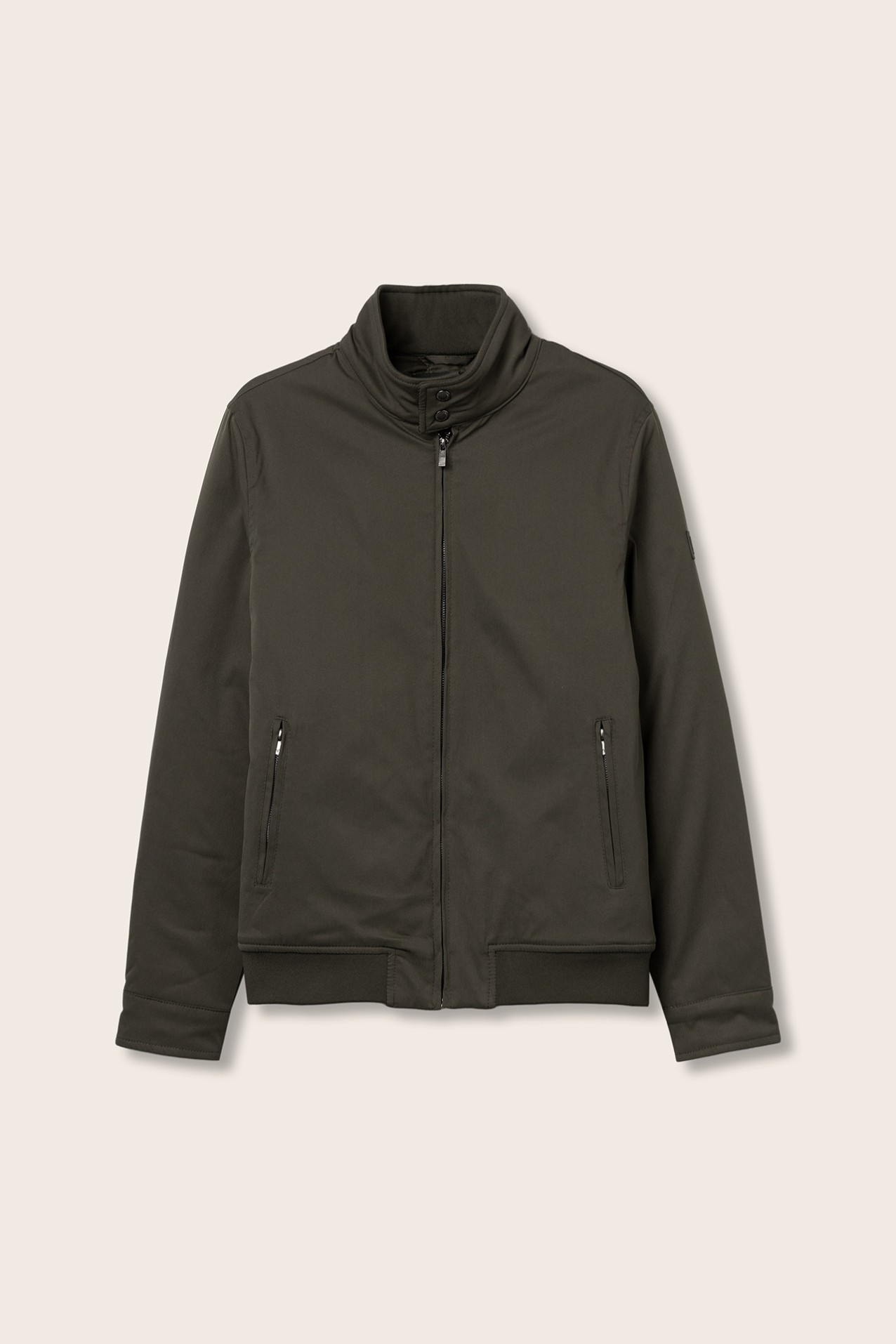 Casaco Acolchoado com Gola Alta