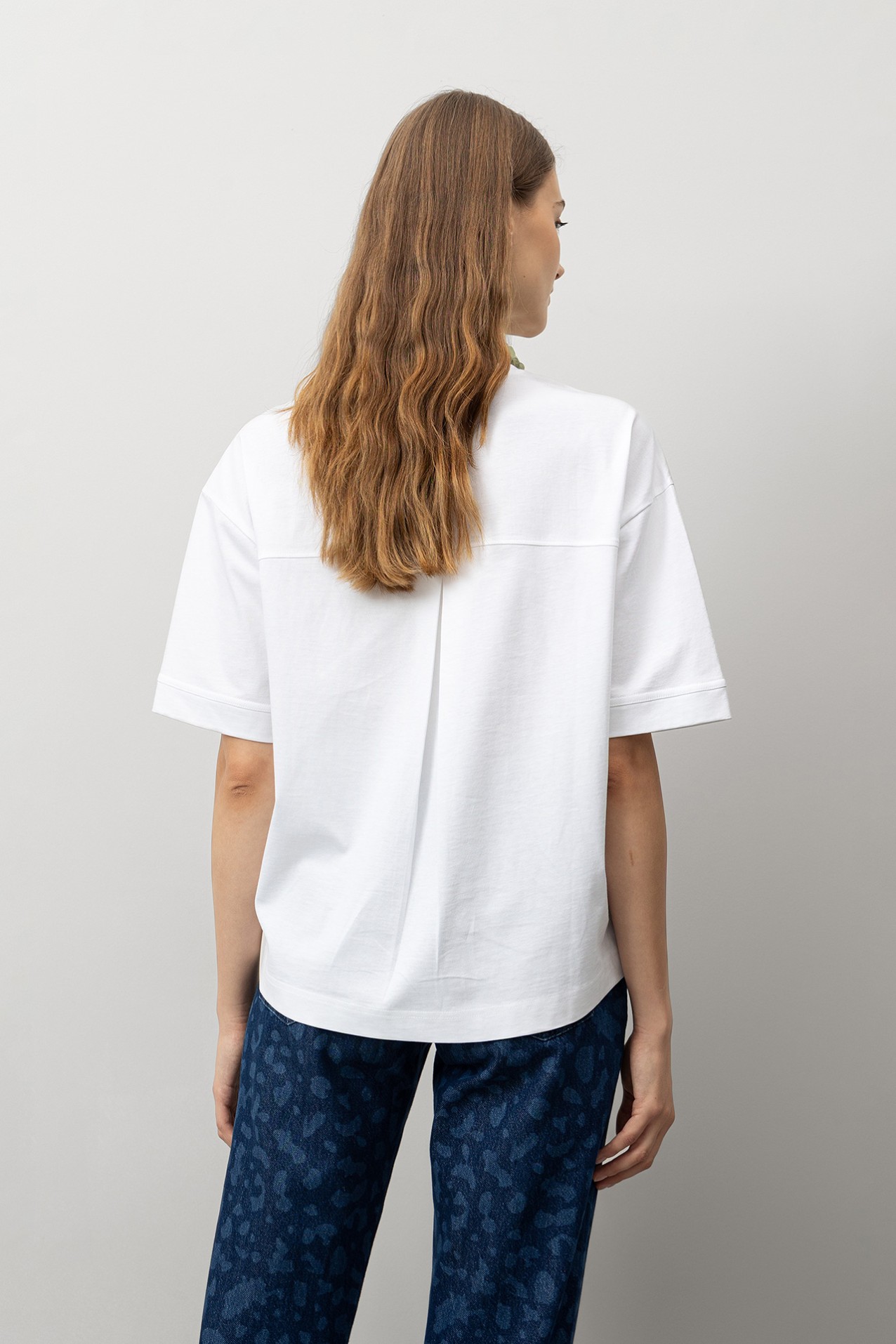 T-shirt Oversized Bordado Floral