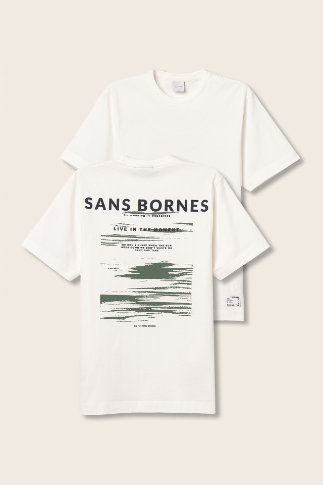 T-shirt Estampada com Relevo T-shirt Estampada com Relevo