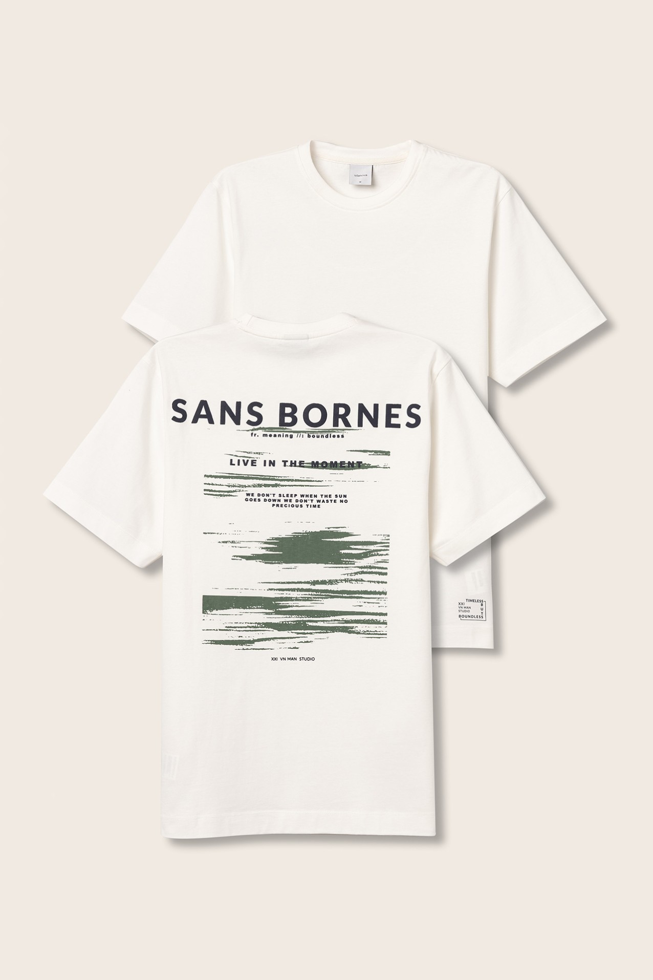 T-shirt Estampada com Relevo