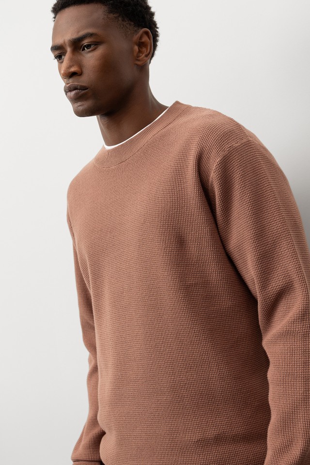 Piqu Knit Sweater