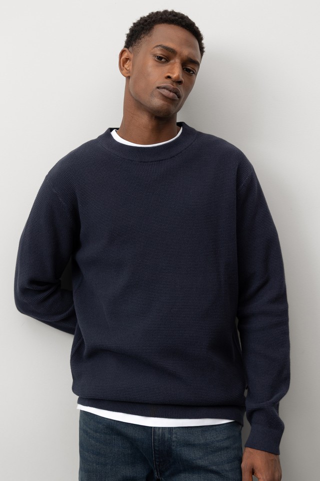 Piqu Knit Sweater