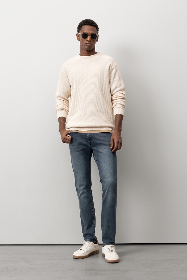 Dark Blue Slim Jeans