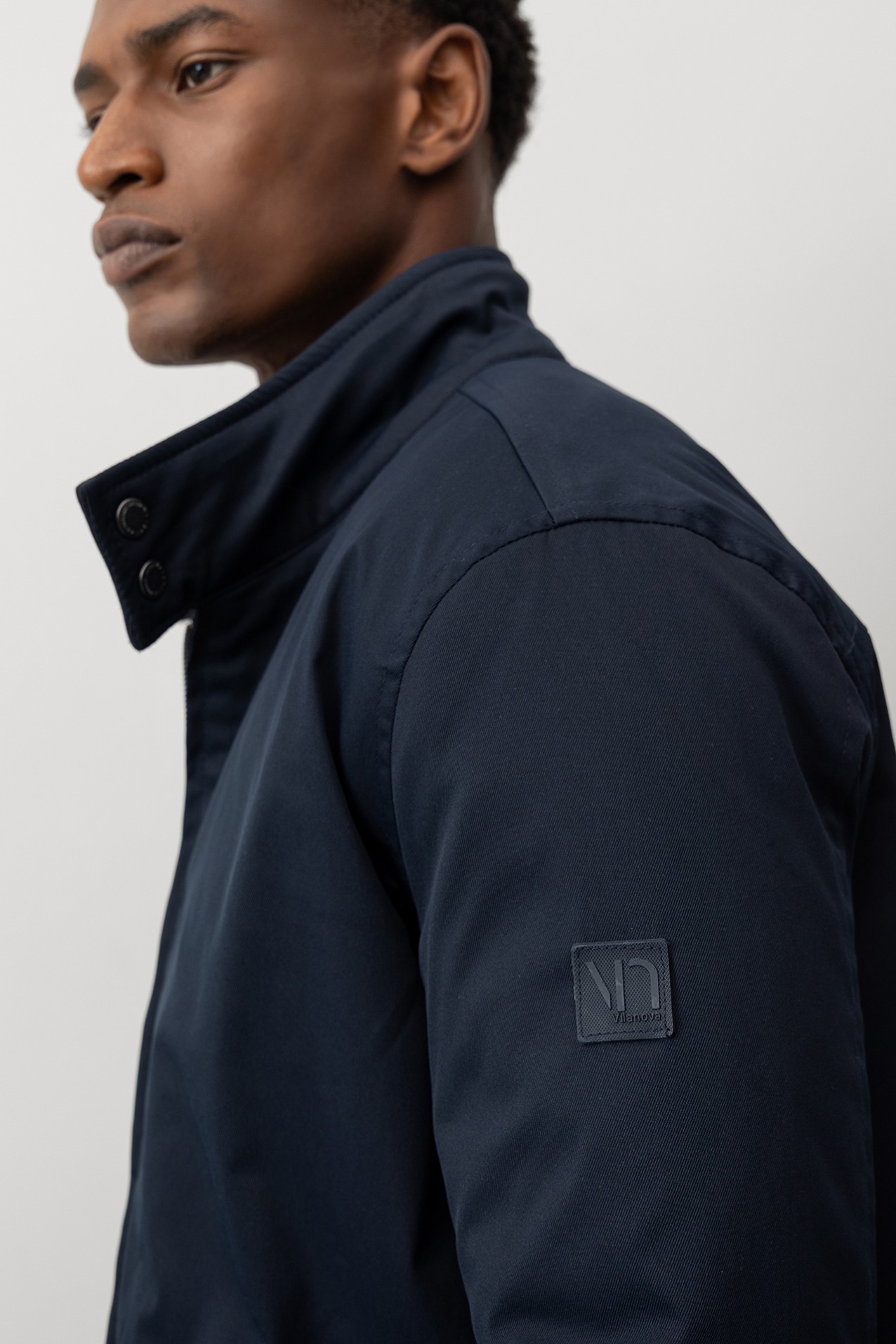 Casaco Acolchoado com Gola Alta