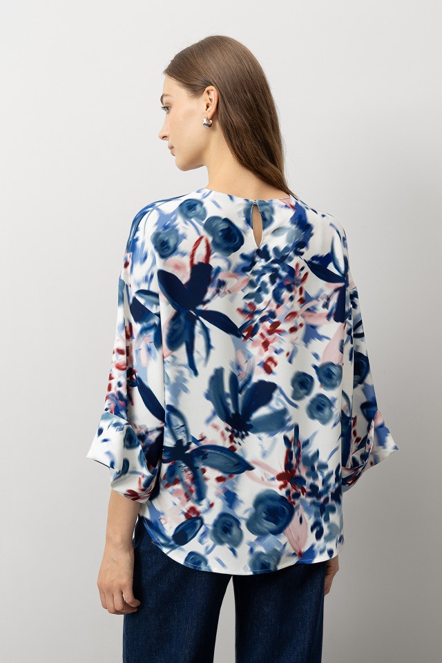 Blusa Relaxed Estampada Blusa Relaxed Estampada