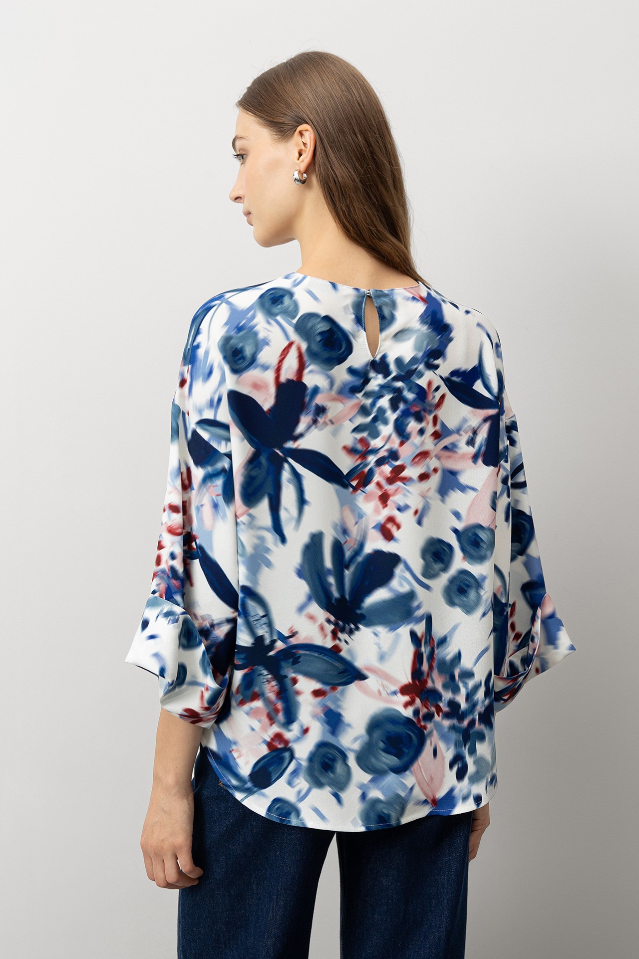 Printed Relaxed Blouse