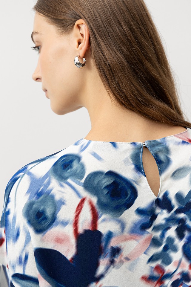 Blusa Relaxed Estampada Blusa Relaxed Estampada