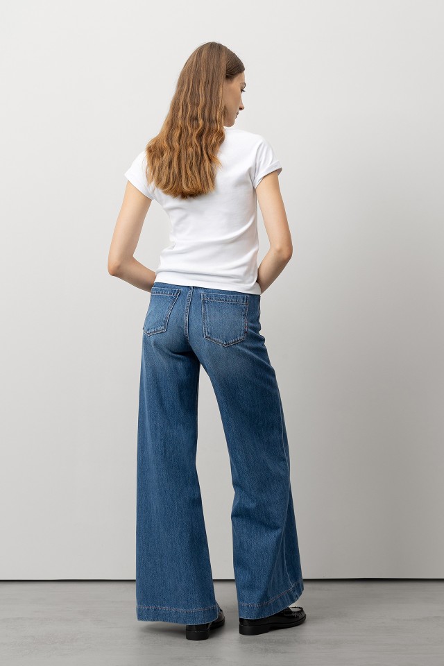 Jeans Palazzo Feminino Jeans Palazzo Feminino