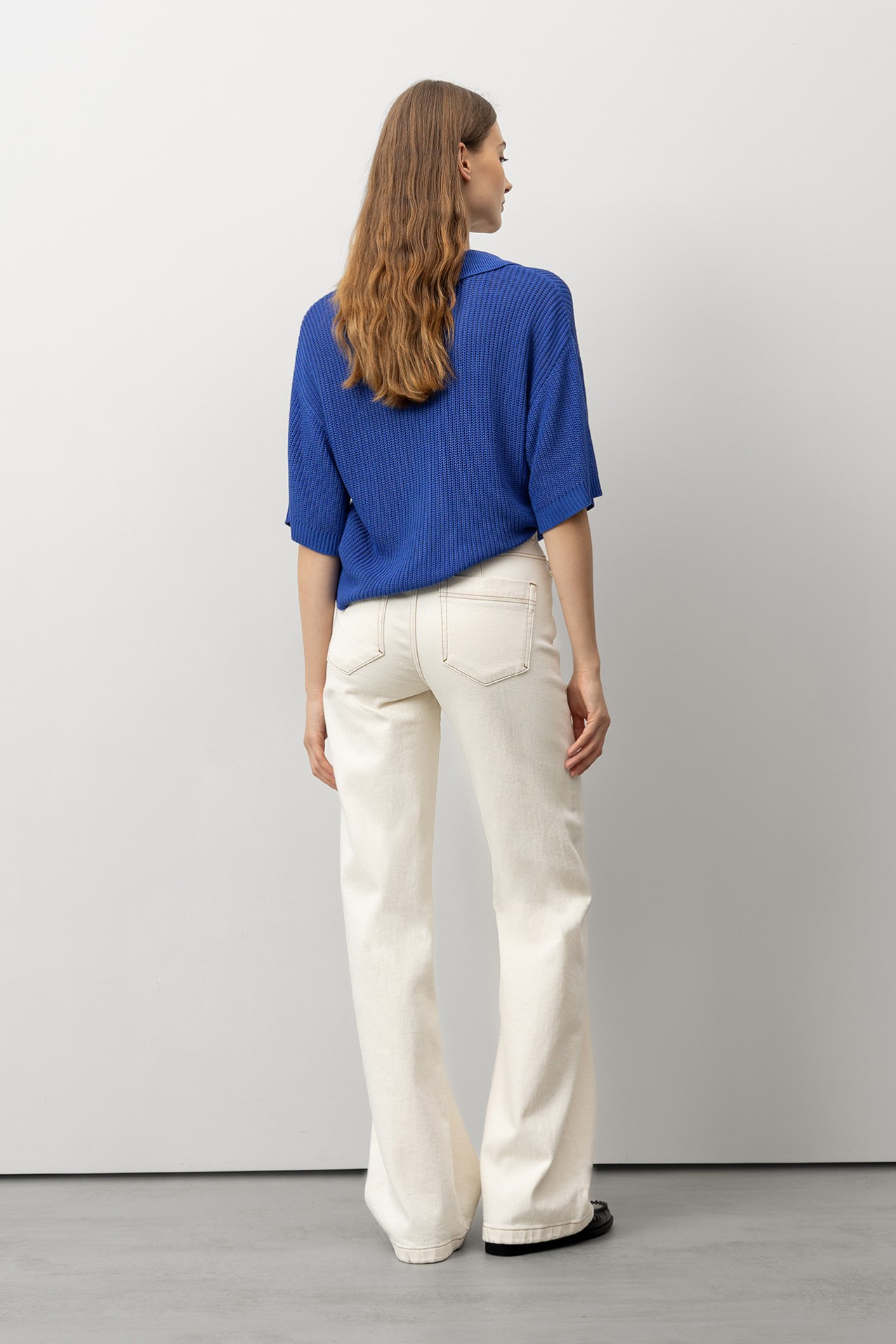 Wide Leg Jeans with Belt