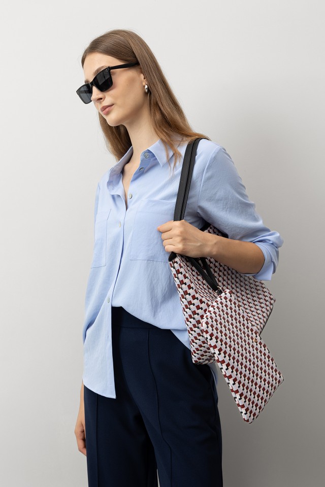 Camisa Texturizada con Bolsillos Camisa Texturizada con Bolsillos