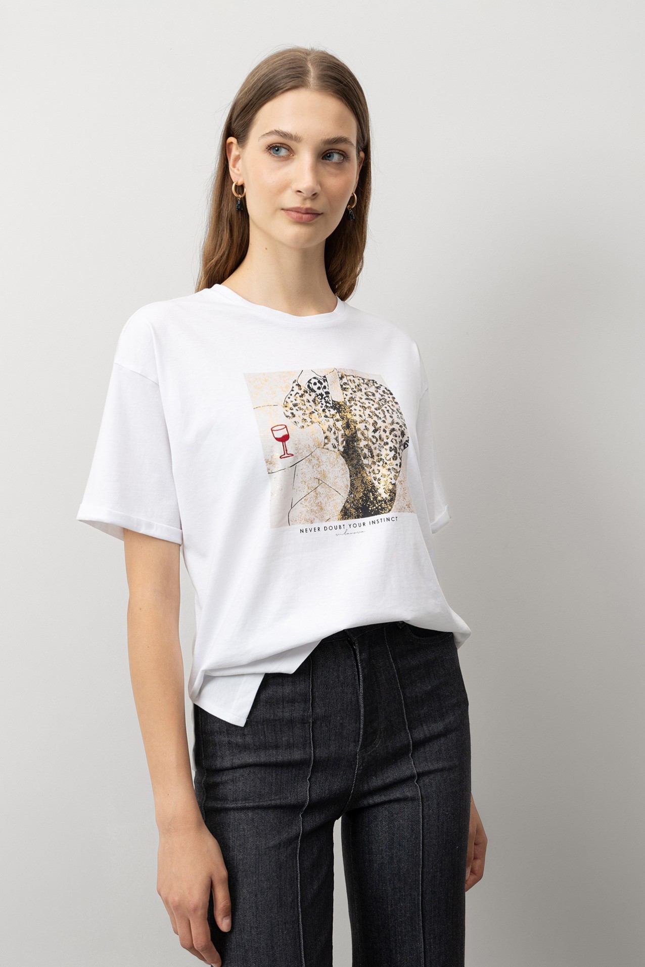 T-Shirt Relaxed Fit Estampada