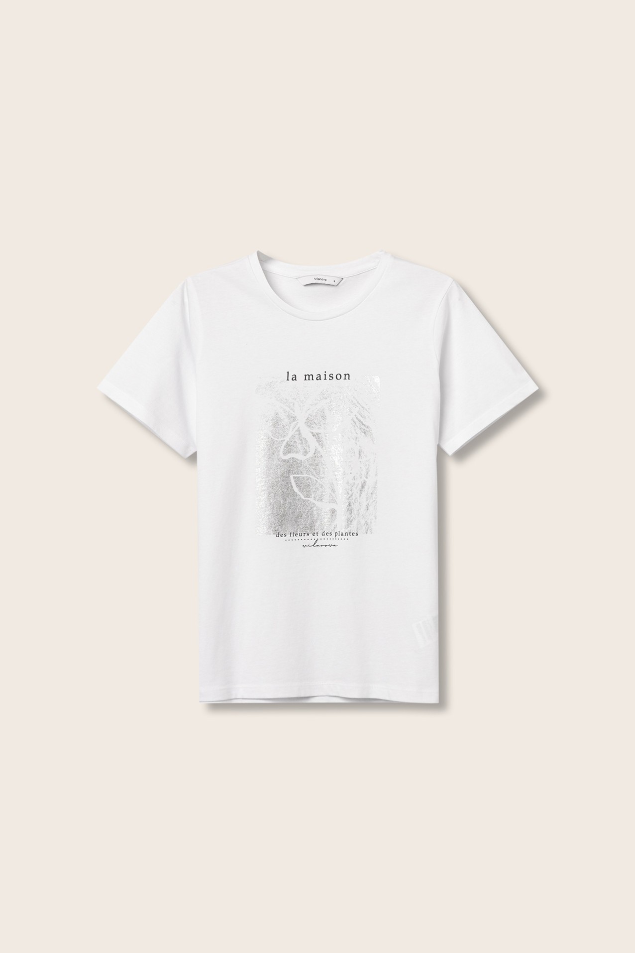 T-shirt Estampado Metlico