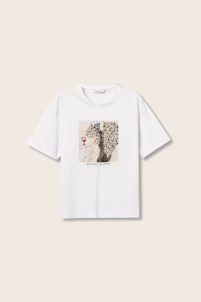 T-Shirt Relaxed Fit Estampada T-Shirt Relaxed Fit Estampada