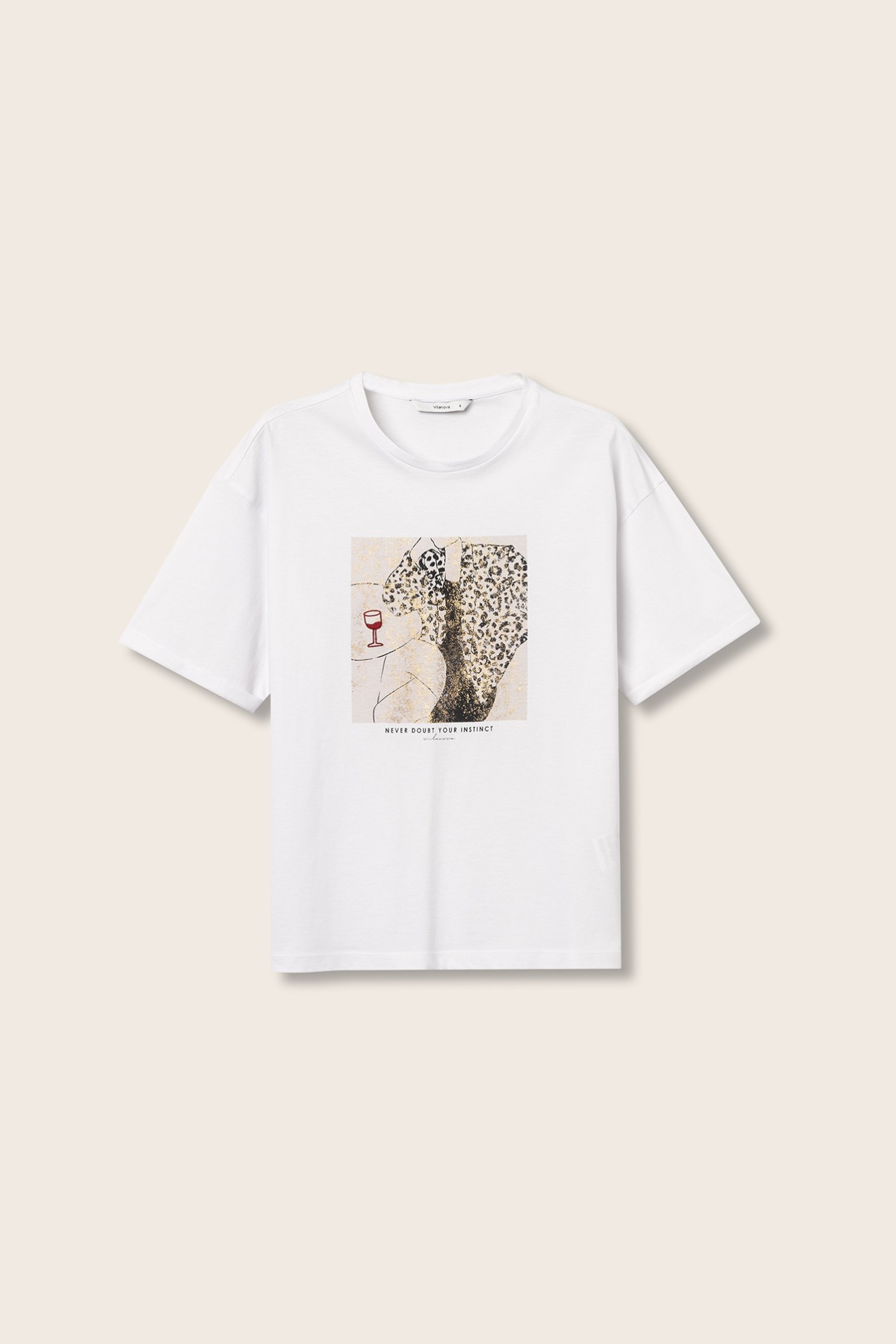 T-Shirt Relaxed Fit Estampada