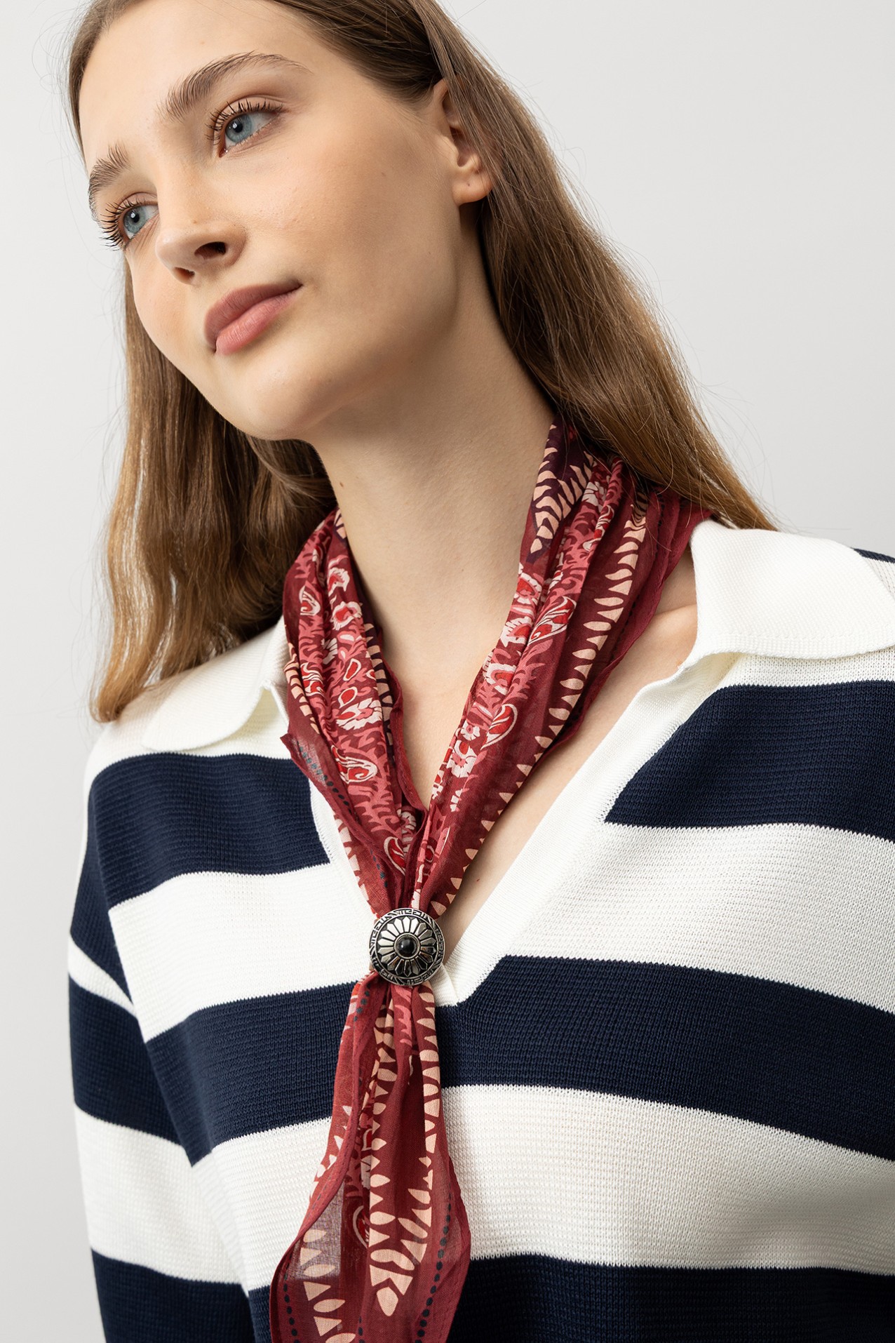 Polo Relaxed Fit s Riscas