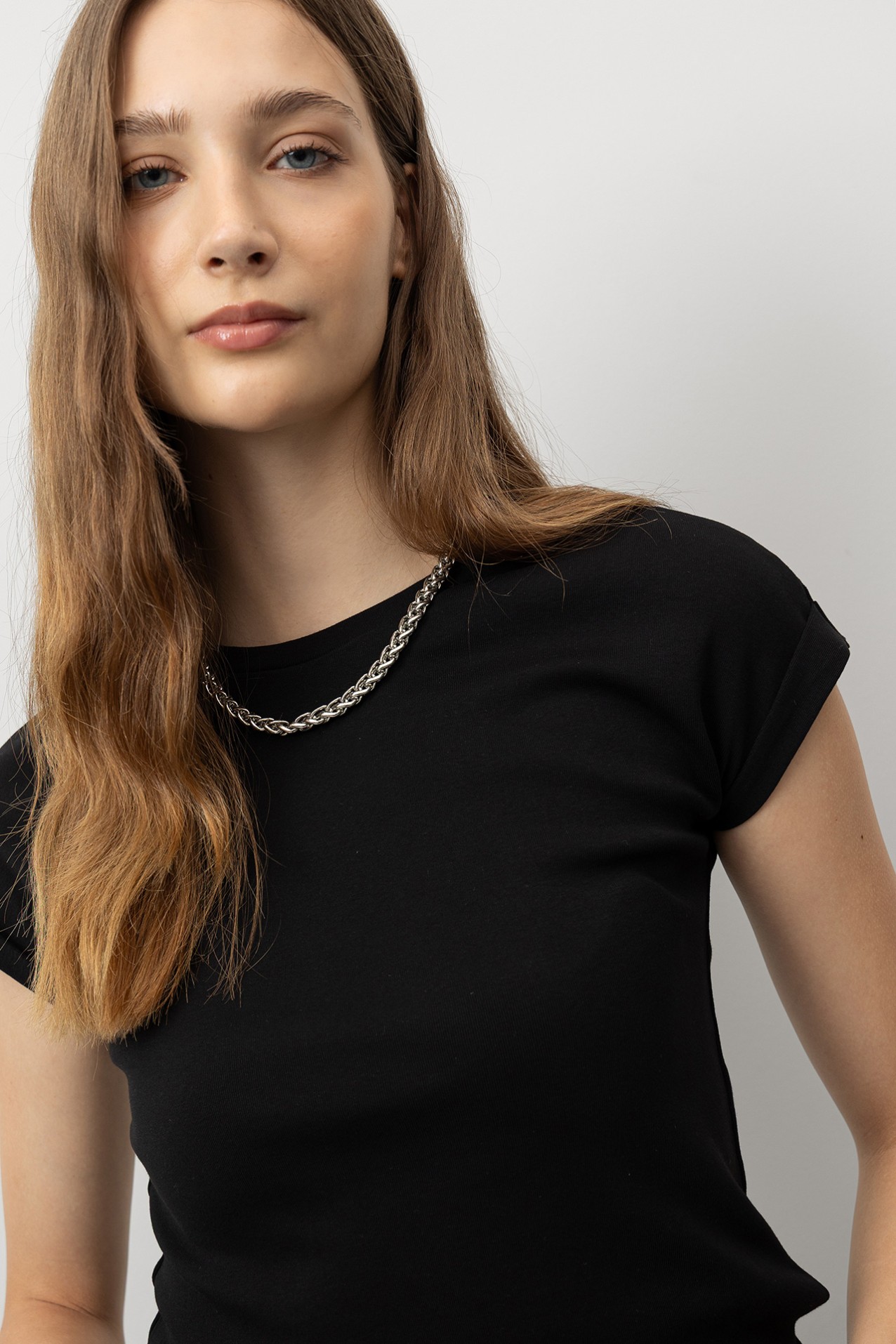 Camiseta Super Slim con Dobladillo