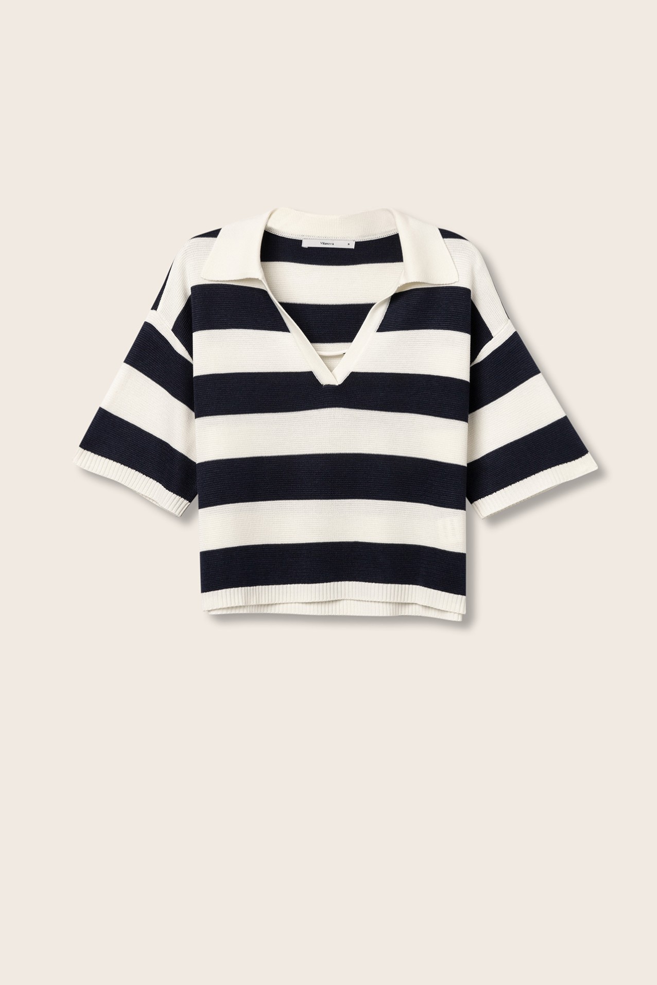 Polo Relaxed Fit s Riscas