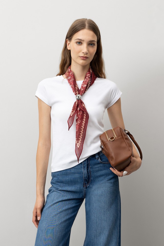 Camiseta Super Slim con Dobladillo Camiseta Super Slim con Dobladillo