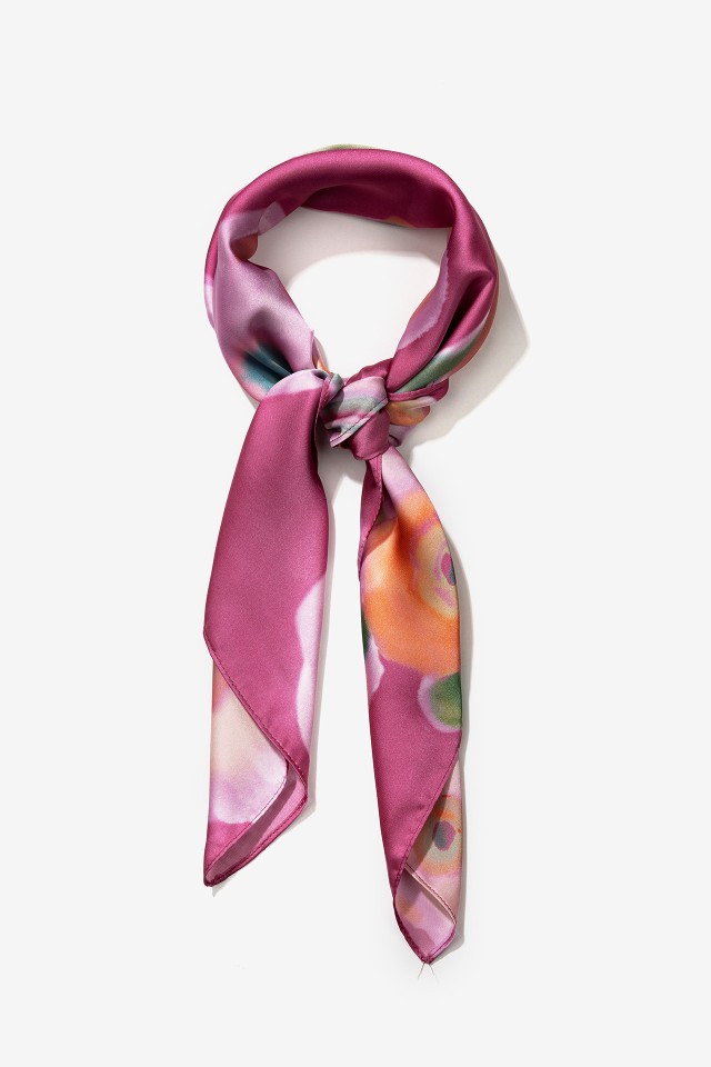Bandana Acetinada Floral