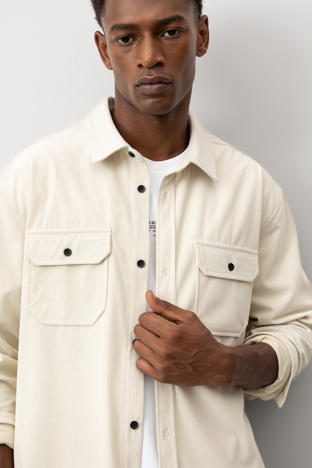 Camisa Relaxed Bombazine Camisa Relaxed Bombazine