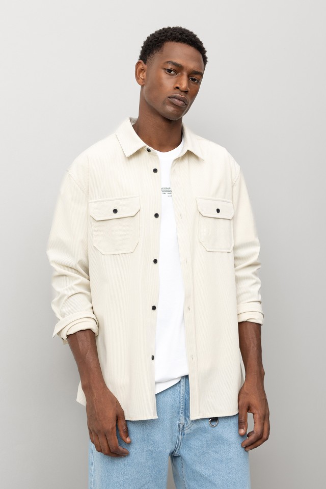 Camisa Relaxed Bombazine Camisa Relaxed Bombazine