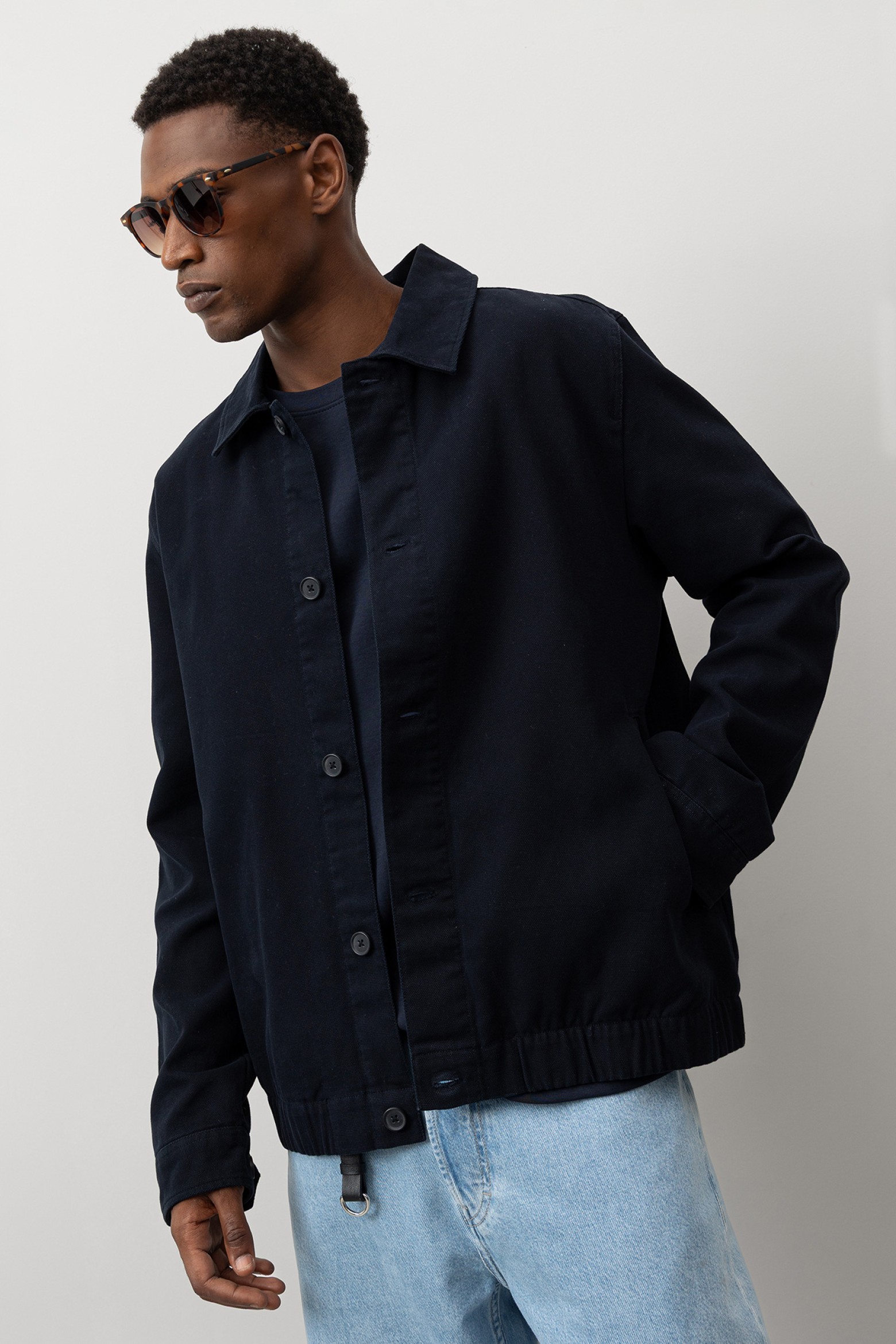 Chaqueta Azul Oscuro