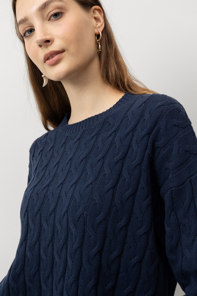 Camisola Relaxed Cable Knit