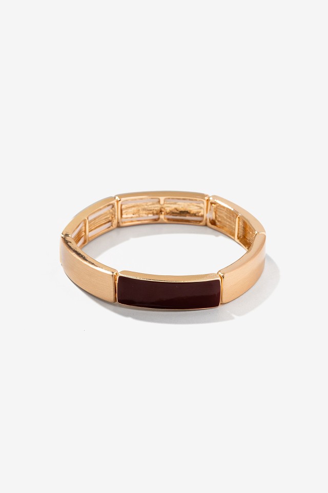 Pulsera dorada minimalista